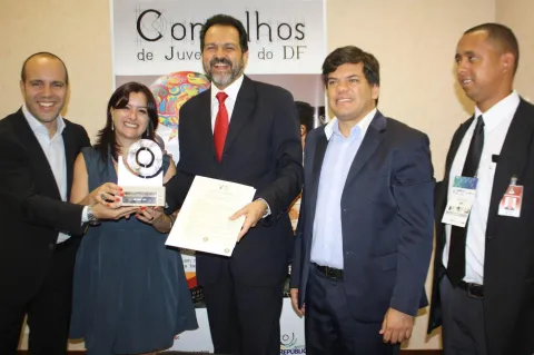 Representantes de Brasilia recogen la distinción como Capital Iberoamericana de 