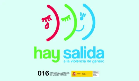 Cartel de la campaña Hay salida contra la violencia de género
