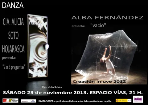Cartel actuación de Alba Fernández en el Espacio Vías de León.