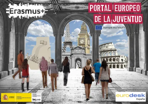 Cartel ganador en el III Concurso de Diseño Gráfico Eurodesk, Joaquín Blasco Mar