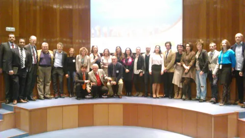 Foto de familia de la conferencia "Juntos contra el discurso y los delitos de Od