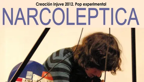 Detalle del cartel de la actuación de Narcoléptica