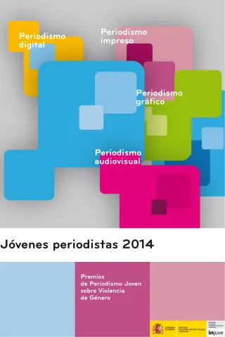 Díptico informativo de los Premios de Periodismo Joven sobre Violencia de Género