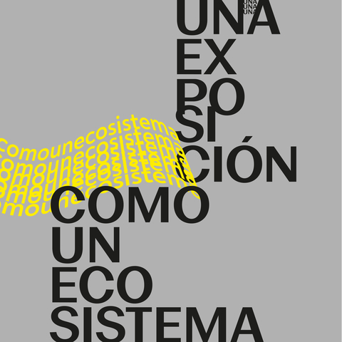 Logo de Una Exposición. Como un Ecosistema