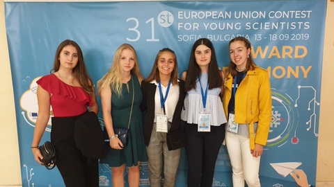 Estudiantes españolas que participan en EUCYS, el Certamen Europeo de Jóvenes Investigadores
