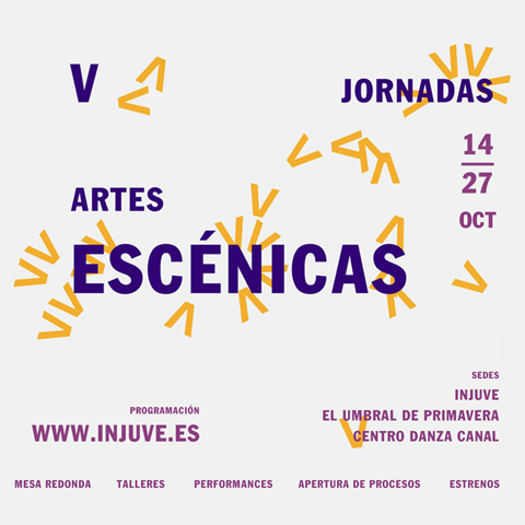 Logo V Jornadas escénicas.