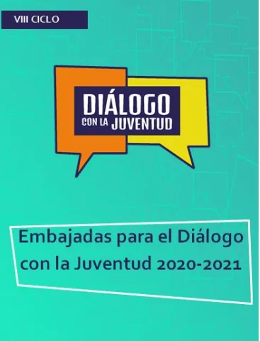 Convocatoria Embajadas Diálogo Juventud VIII Ciclo