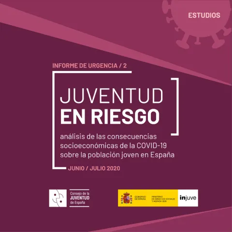 Portada de Juventud en riesgo. Informe 2