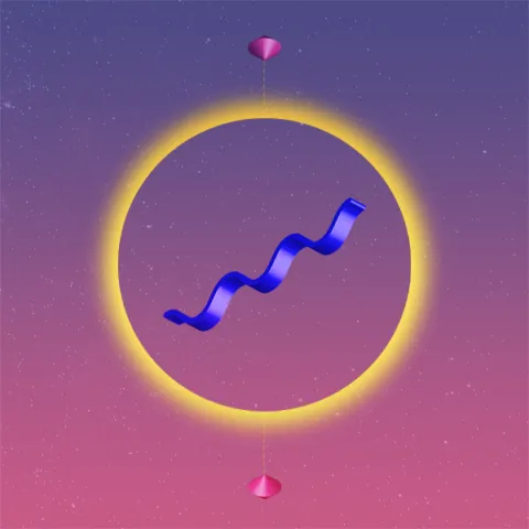 Imagen de la programación online de la exposición Un momento atemporal. Diseño: Cintia Ramírez