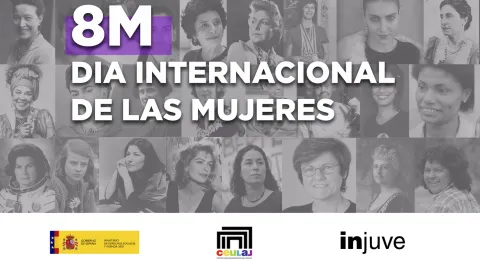 Cartel de la iniciativa 32 mujeres dan nombre a las calles del CEULAJ
