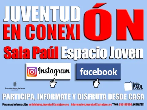 Cartel de la iniciativa Juventud en conexión