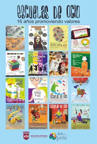 Cartel 16 años - Escuelas de ocio