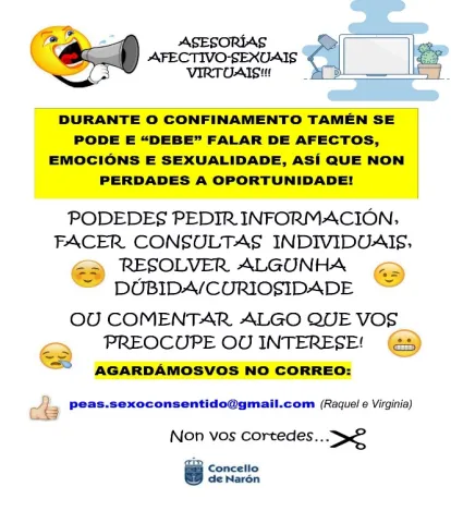 Cartel asesorías de sexualidad