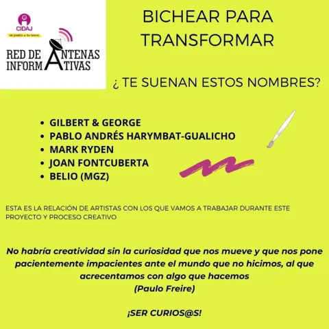Cartel de la actividad
