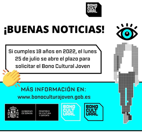 Imagen de bono cultural joven