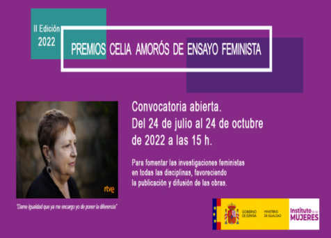 Imagen II Edición de los Premios Celia Amorós de Ensayo Feminista