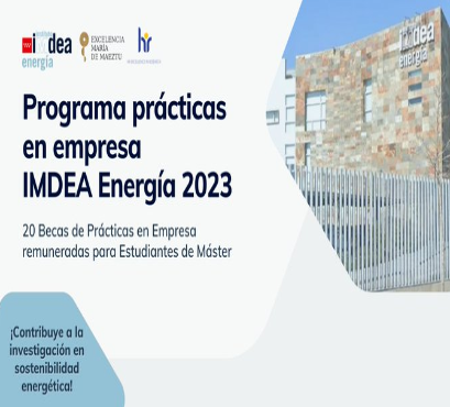 Imagen Programa prácticas en empresa IMDEA Energía 2023