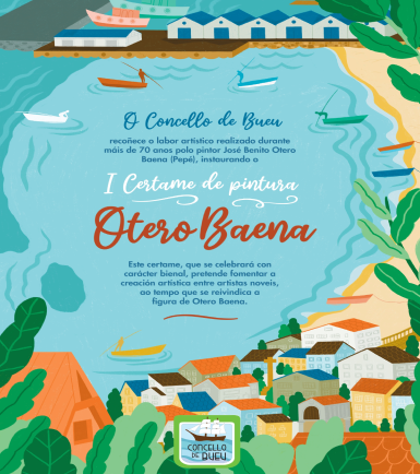 Imagen I concurso de pintura "Otero Baena" para artistas noveles. Ayuntamiento de Bueu