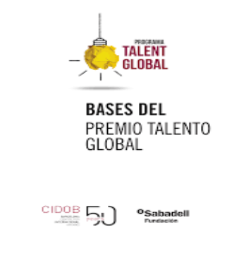 Premio CIDOB- Fundación Banco Sabadell “Programa Talent Global”