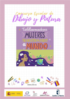 Imagen Concurso Escolar de Dibujo y Pintura Castellanomanchegas: "Mujeres transformando el Mundo"