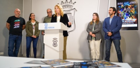 Imagen de la presentación en Huelva