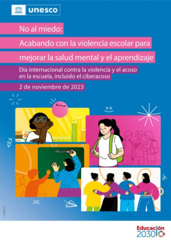 Cartel Día Internacional contra la Violencia y el Acoso Escolar