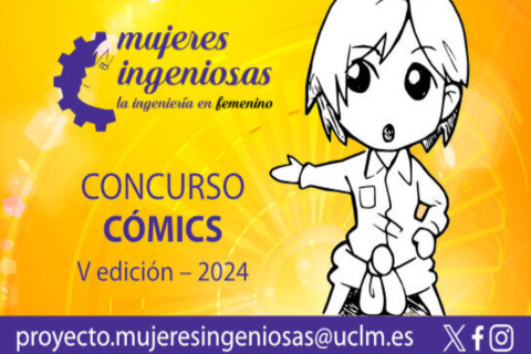 Imagen V Concurso “Mujeres Ingeniosas en Cómic”. UCLM 