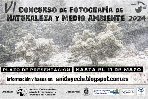 VI Concurso de fotografía de naturaleza y medio ambiente (ANIDA-Yecla)