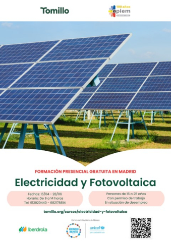 Imagen del curso de electricidad y fotovoltaica