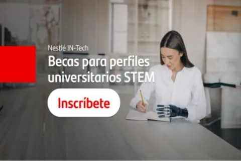 Imagen Becas Fundación Universia - Nestlé IN- Tech 2025