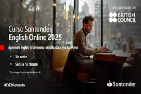 Imagen Curso Santander  English Online 2025 - British Council