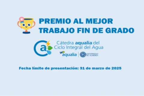 Imagen Premios Mejor TFG Cátedra Aqualia Ciclo Integral del Agua