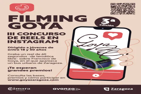 Imagen Filming Goya - Tercer concurso de reels para jóvenes