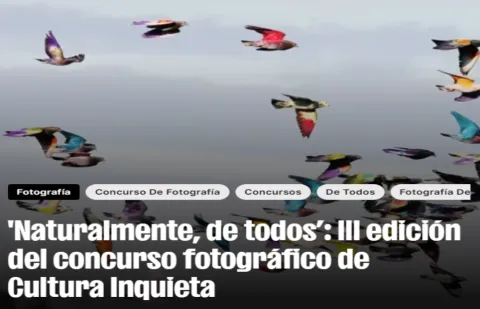 Imagen III edición del concurso fotográfico "Naturalmente, de todos". Cultura Inquieta