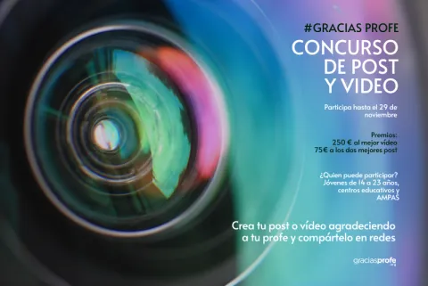 imagen del concurso de post y vídeo Gracias Profe