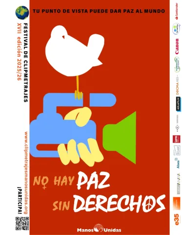 Imagen del Concurso Clipmetrajes Cartel del Concurso No Hay Paz Sin Derechos