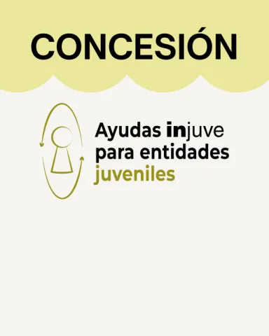 Concesión. Ayudas injuve para entidades juveniles
