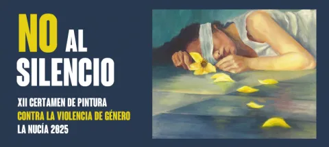 Imagen del Certamen de pintura No al Silencio Cartel Certamen de Pintura contra la Violencia de Género