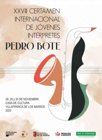 cartel del certamen de jóvenes intérpretes