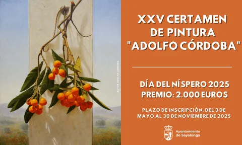 XXV  certamen de Pintura "Adolfo C&oacute;rdoba" d&iacute;a del N&iacute;spero 2025