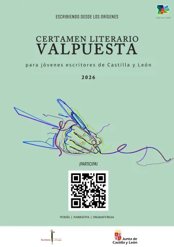 poster certamen literario Valpuesta para j&oacute;venes escritores de Castilla y Le&oacute;n
