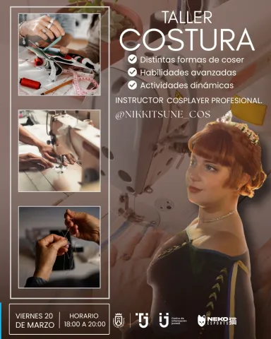 Taller de costura impartido por la cosplayer profesional nikkitsune
