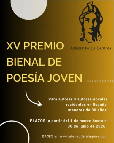 XV Premio Bienal de Poes&iacute;a Joven