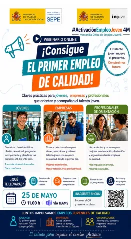 Webinario Online Consigue el Primer Empleo de Calidad