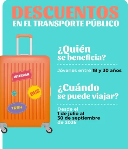 Descuentos en el Transporte P&uacute;blico - Verano Joven