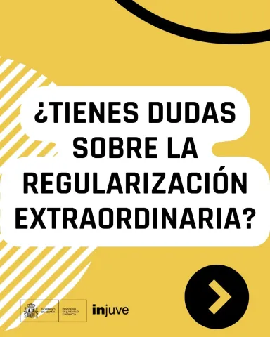 cartel informativo sobre la regulaci&oacute;n extraordinaria de personas migrantes