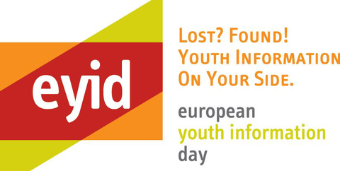 Logo del Día Europeo de la Información Juvenil, elaborado por Eryica