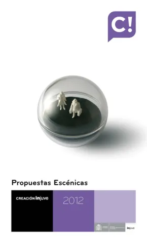 Portada del catálogo de Propuestas Escénicas 2012