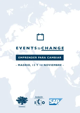 Cartel de 'Emprender para cambiar'