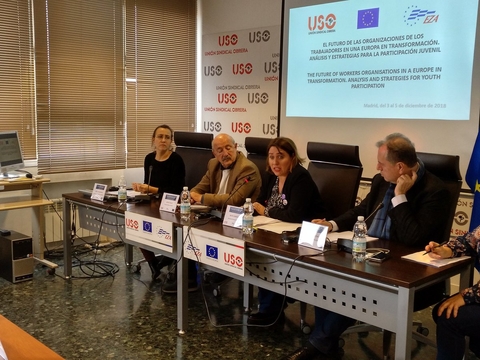 Ruth Carrasco interviene en el seminario internacional organizado por USO